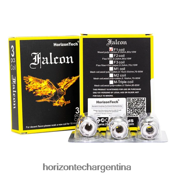 HorizonTech Falcon bobinas (paquete de 3) - Horizon Tech Vape 2B660B7 bobina f1 0.2ohm
