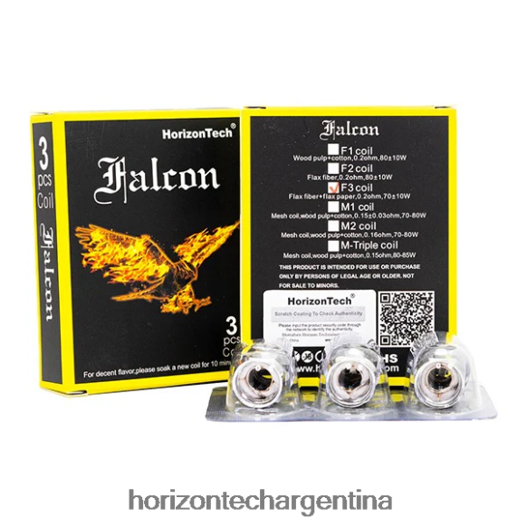 HorizonTech Falcon bobinas (paquete de 3) - Horizontech Argentina 2B660B161 bobina f3 0.2ohm