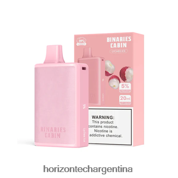 HorizonTech Binaries Cabin desechable 20ml - Horizon Tech Coils 2B660B60 hielo de lichi