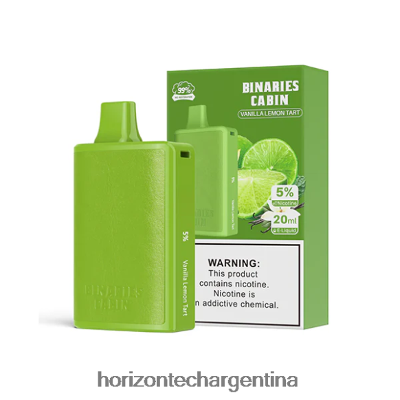 HorizonTech Binaries Cabin desechable 20ml - Horizon Tech Coils 2B660B70 tarta de vainilla y limón