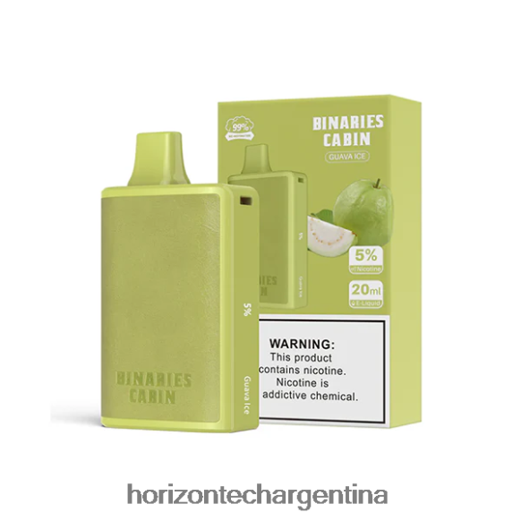 HorizonTech Binaries Cabin desechable 20ml - Horizon Tech Company 2B660B58 hielo de guayaba
