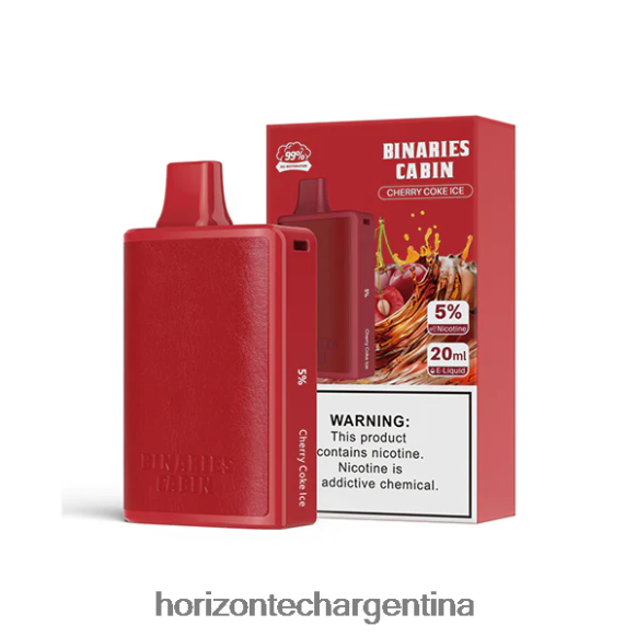 HorizonTech Binaries Cabin desechable 20ml - Horizon Tech Vape Tank 2B660B54 hielo de cola de cereza