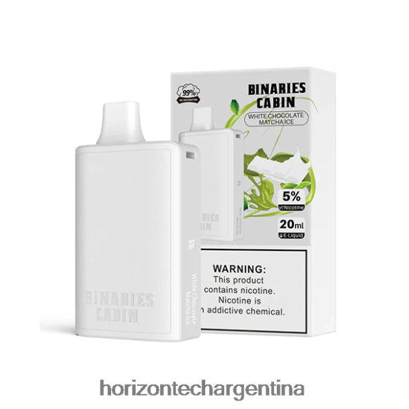 HorizonTech Binaries Cabin desechable 20ml - Horizontech Buenos Aires 2B660B72 hielo de matcha de chocolate blanco