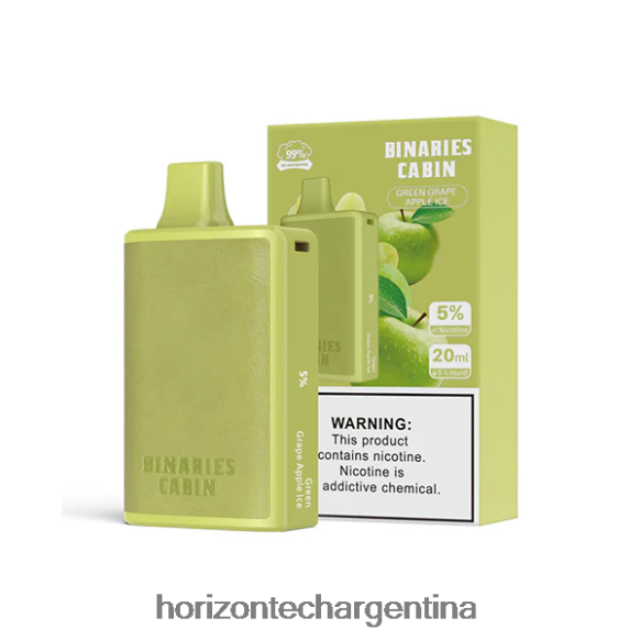 hielo de manzana uva verde