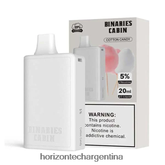HorizonTech Binaries Cabin desechable 20ml - Horizontech Vape Argentina 2B660B73 algodón de azúcar