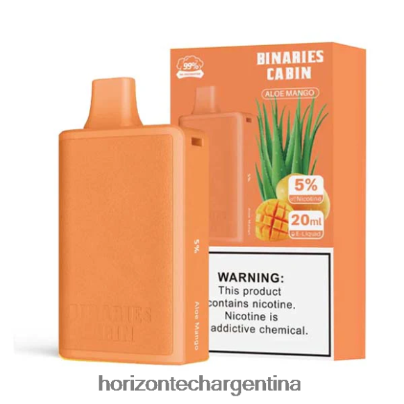 HorizonTech Binaries Cabin desechable 20ml - Horizontech Vape Kit 2B660B75 aloe mango