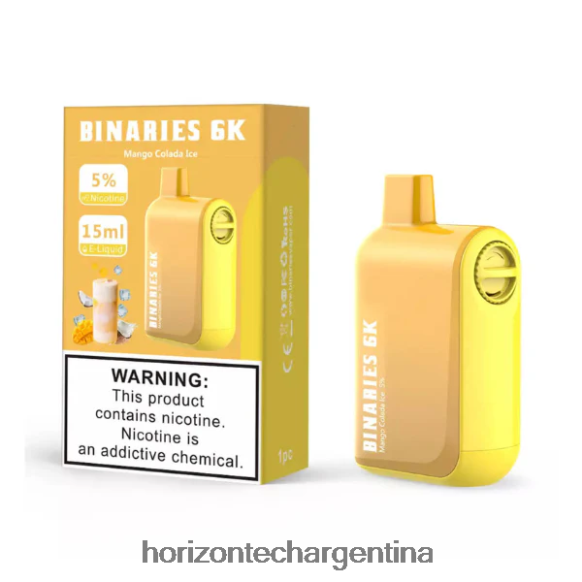HorizonTech Binaries Cabin desechable 15ml - Horizon Tech Vape Coils 2B660B49 hielo de mango colada