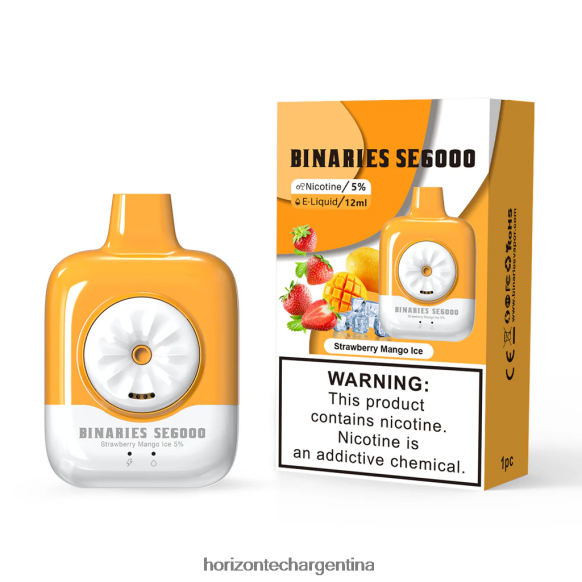 HorizonTech Binaries Cabin desechable se 12ml - Horizon Tech Vape Coils 2B660B139 hielo de fresa y mango