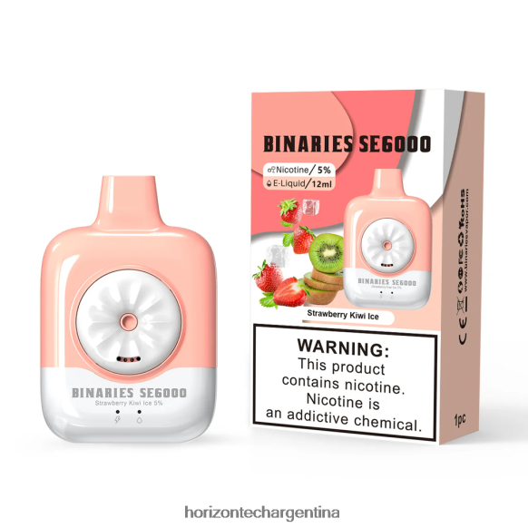 HorizonTech Binaries Cabin desechable se 12ml - Horizon Tech Vape Tank 2B660B144 hielo de fresa y kiwi