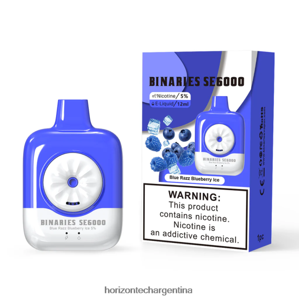 hielo de arándano azul razz
