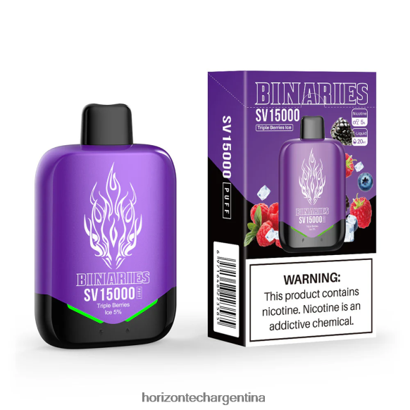 HorizonTech Binaries Cabin desechables - Horizon Tech Vape Tank 2B660B94 hielo de bayas triples