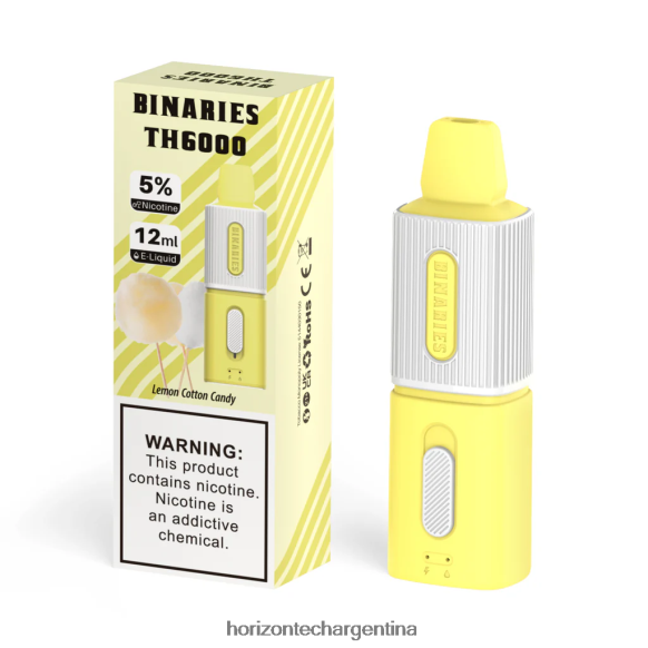 HorizonTech Binaries Cabin th6000 desechable 12ml - Horizon Tech Coils 2B660B100 algodon de azucar de limon