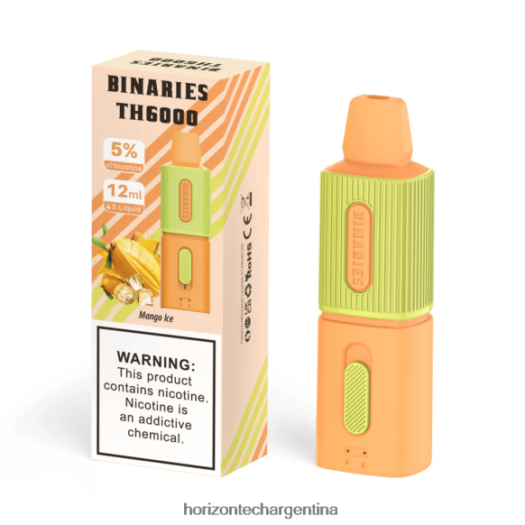 HorizonTech Binaries Cabin th6000 desechable 12ml - Horizon Tech Vape Coils 2B660B99 hielo de mango